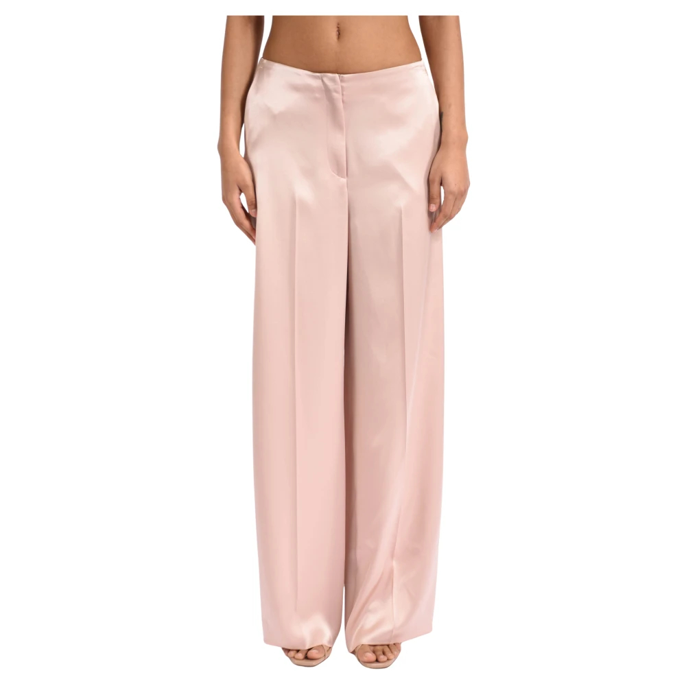 Pinko - Weite Hose - Trousers - Damen - Rosa - M