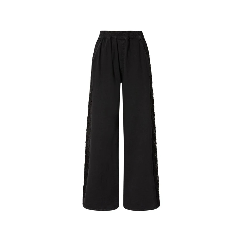 Pinko Damen Schwarz - Weite Hosen - Trousers - K -2Xs