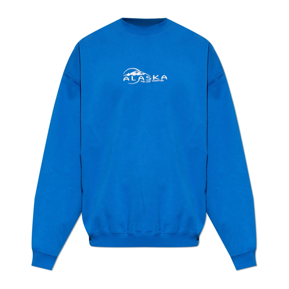 Vetements Herren Blau - Crewneck Sweatshirt - Sweatshirts & Hoodies - L
