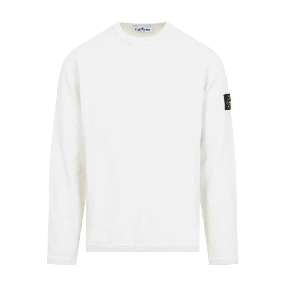 Stone Island Herren Weiß - Crewneck Sweatshirt - Sweatshirts & Hoodies - Xl