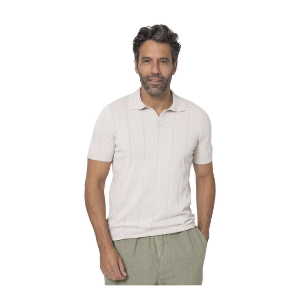 Gran Sasso Herren Beige - Polo Shirts - Tops - 3XL
