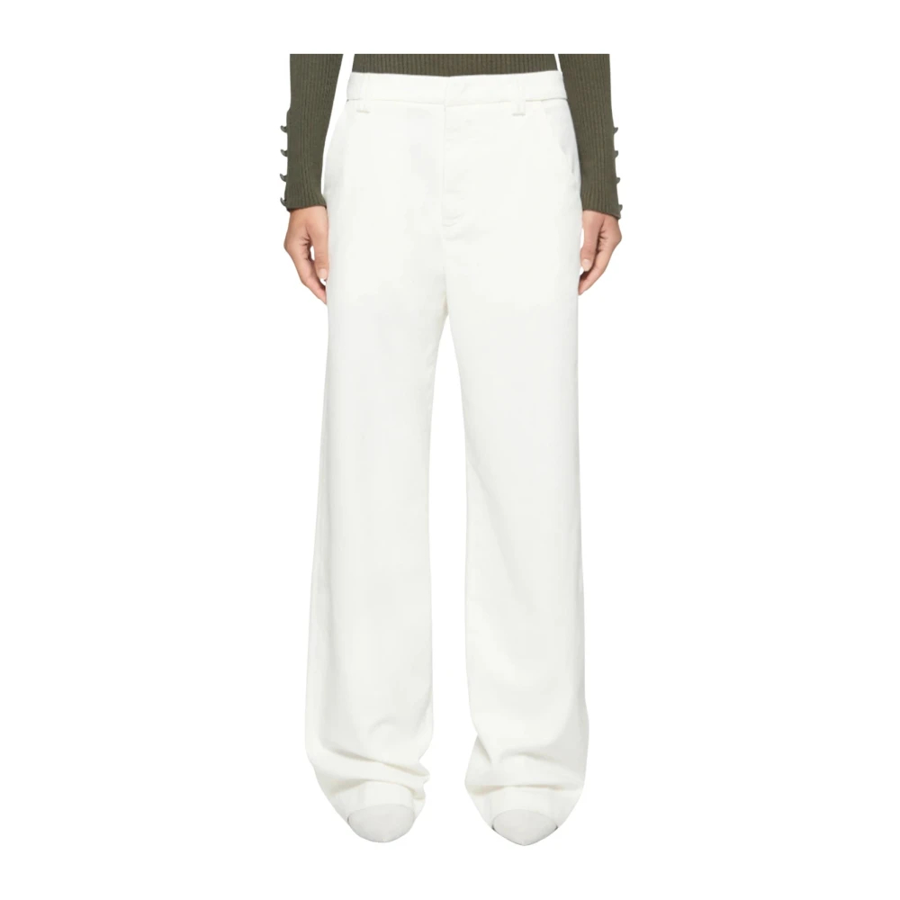 Dondup Damen Weiß - Stylische Hosen - Trousers - W28