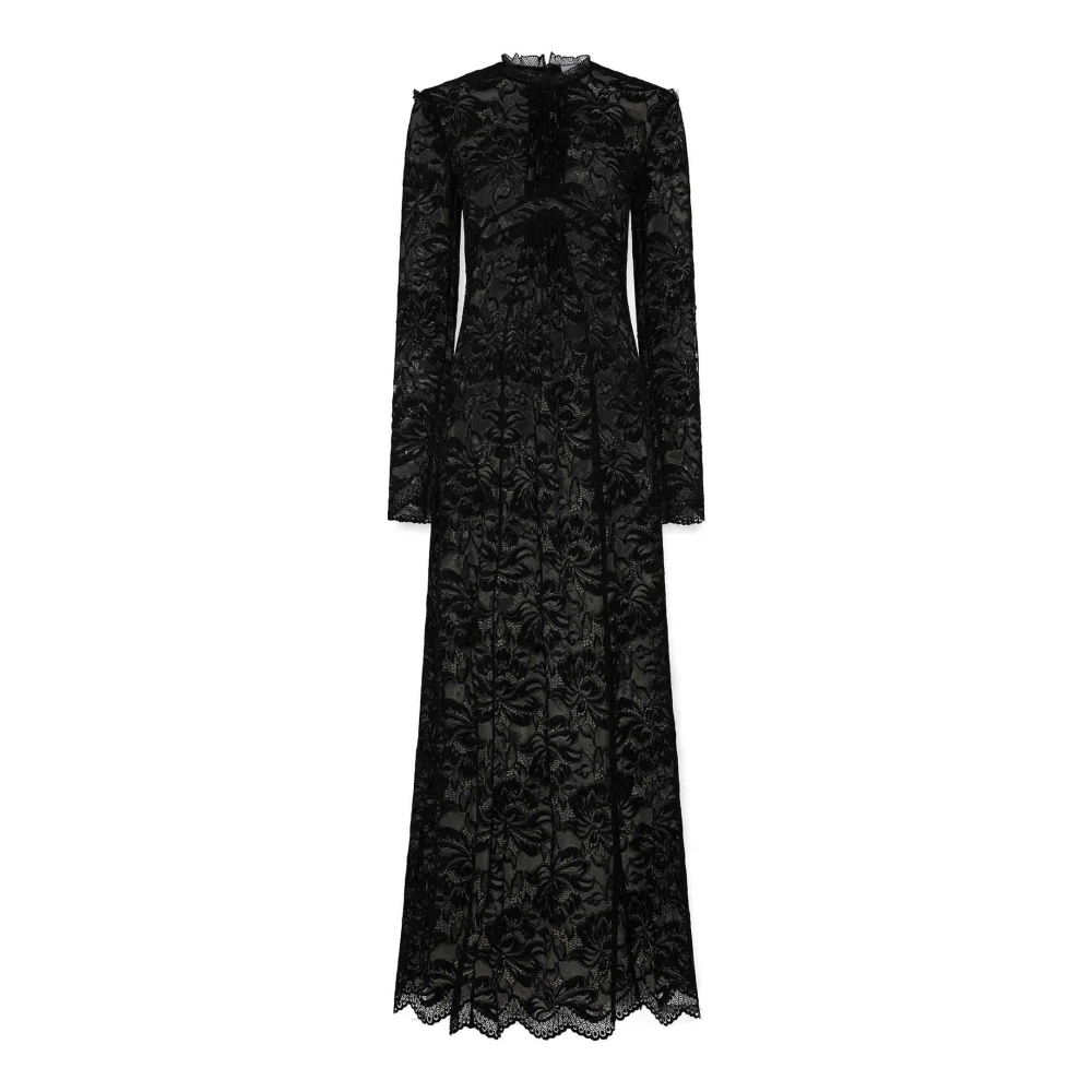 Rabanne Damen Schwarz - Es Spitzenkleid - Dresses - K - Xs