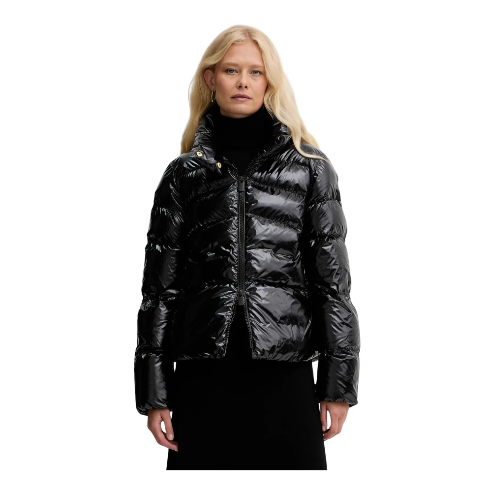 Pinko Damen Schwarz - Caban-Steppjacke Aus Crystal-Nylon - 40 - Bild 9