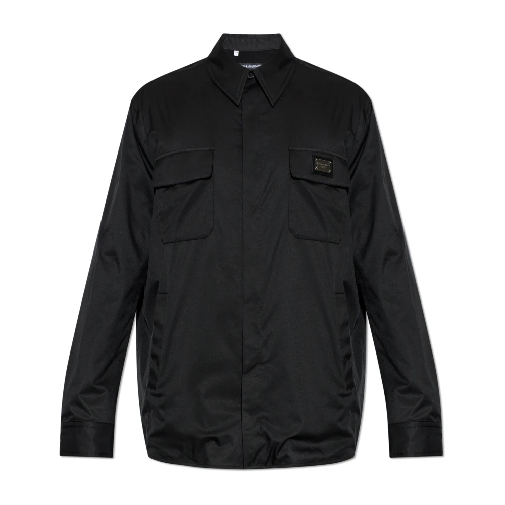 Dolce & Gabbana Herren Schwarz - Pocket Shirt - Shirts - K - L