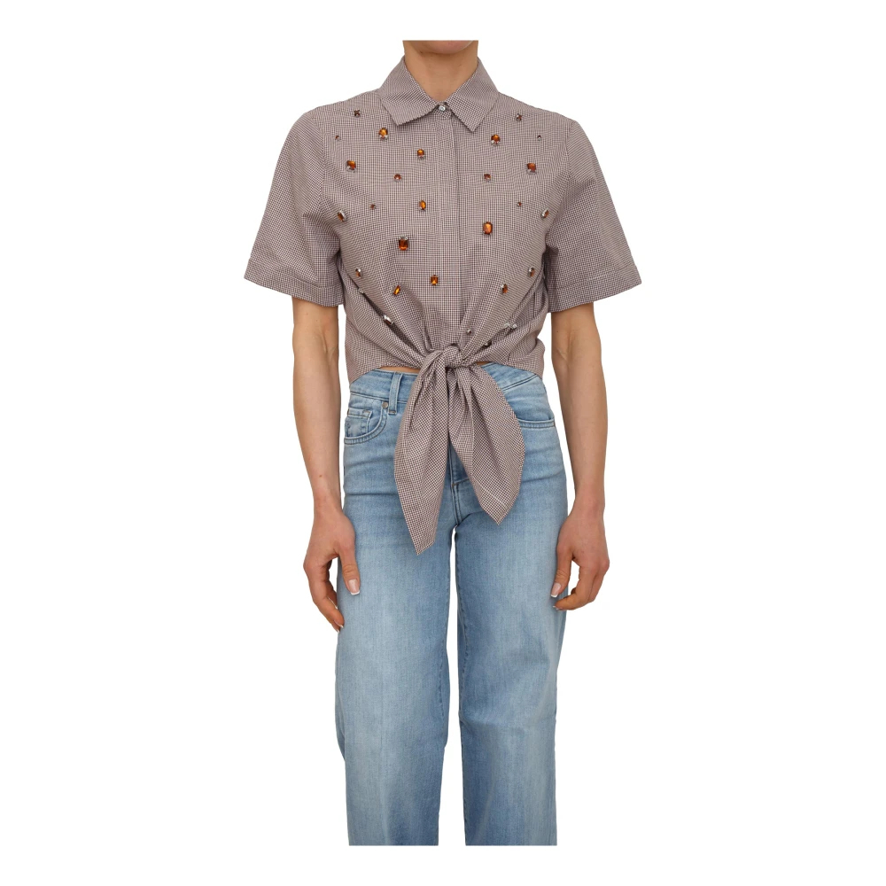 Liu Jo Damen Braun - P9588 Shirt - Blouses & Shirts - Xl