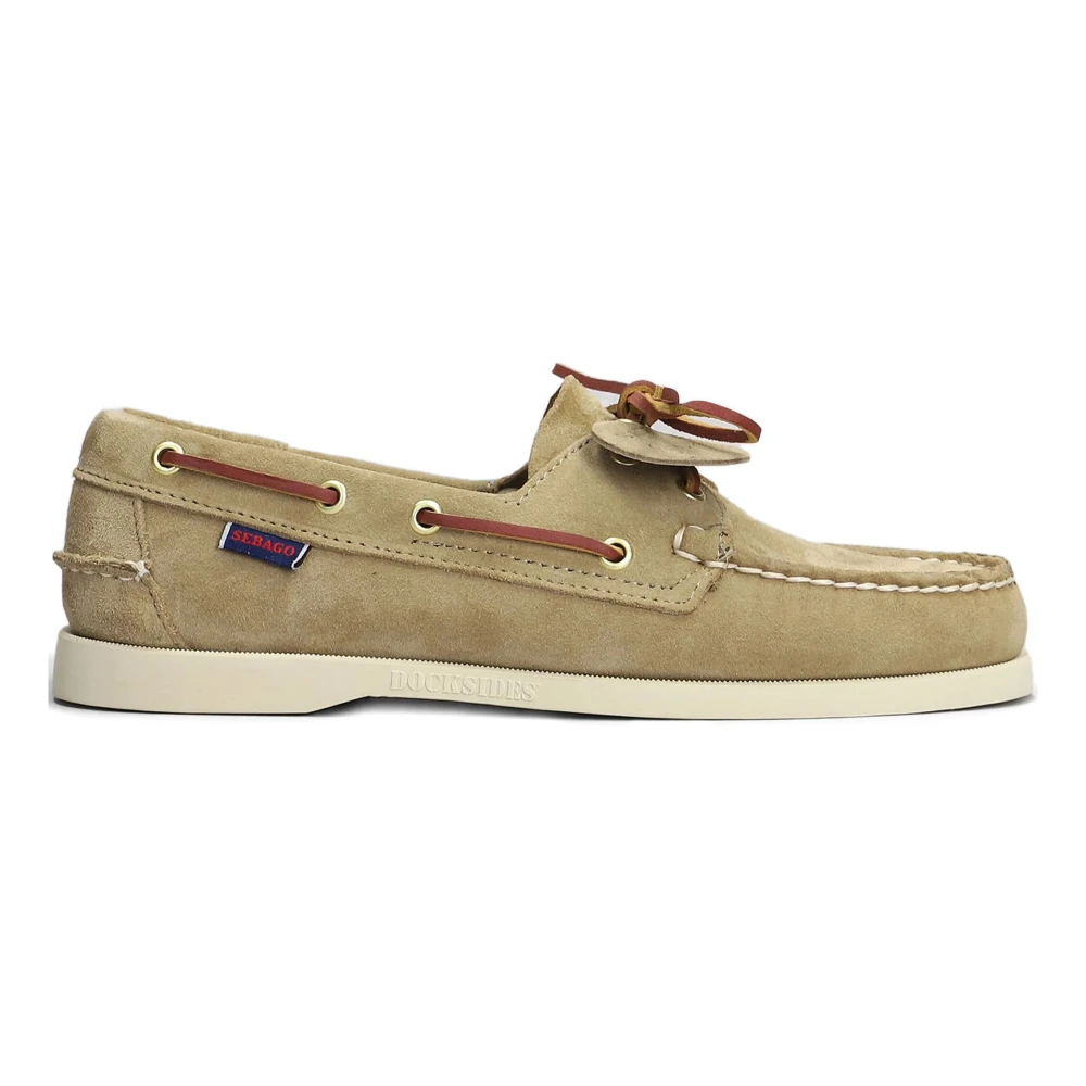 Sebago Herren Taupe, Leder Für 78123Gw Portland Artisan Ox Taupe Portland Artisan Ox Leder Bootsschuhe (43), Flach, Schnürung, Lässig - Bild 7