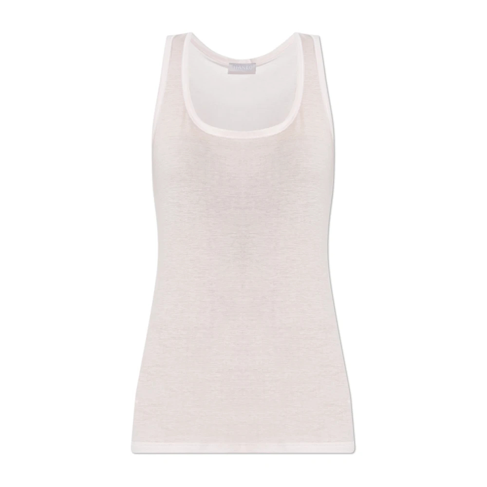 Hanro Damen Rosa - Ultraleichtes Tanktop - Tops - S