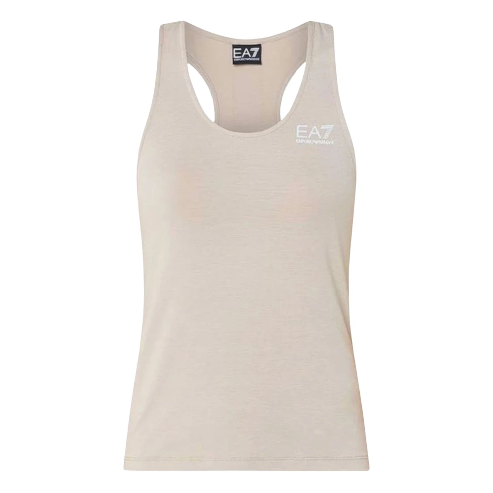 Emporio Armani Ea7 Damen Beige - Ärmellose Oberteile - Tops - M