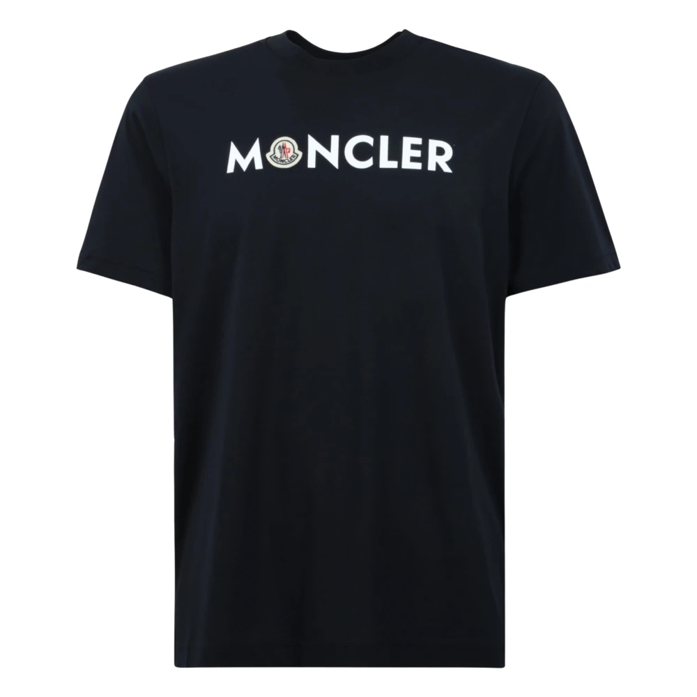 Moncler - Logo T-Shirt - Tops - Herren - Blau - M - Bild 5