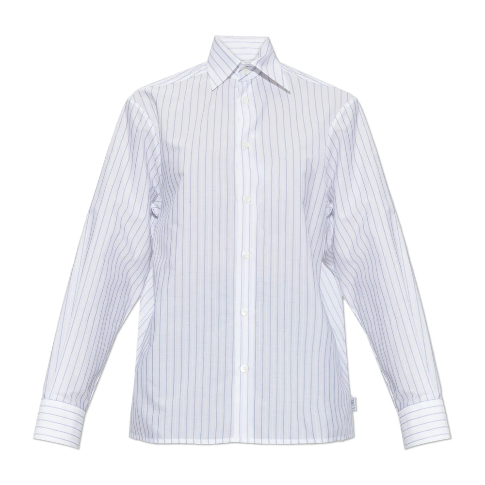 Mm6 Maison Margiela Damen Weiß - Gestreiftes Hemd - Blouses & Shirts - 2XS