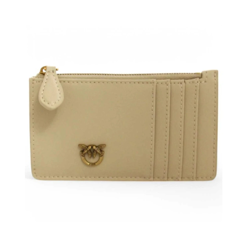 Pinko, Damen, Portemonnaie, Airone Cardholder, Beige - Bild 8