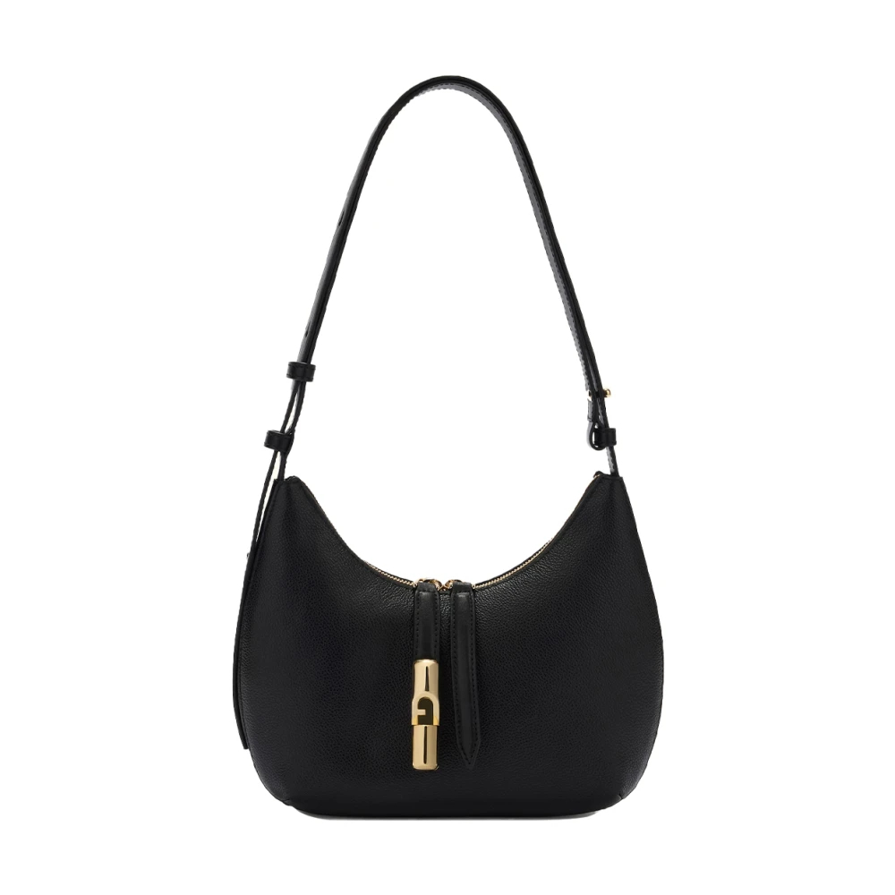 Furla - Goccia Schultertasche - Bags -Damen -Schwarzk -One Size