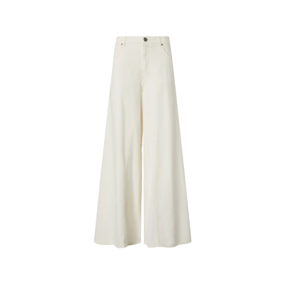 Pinko Damen Weiß - Weite Hosen - Trousers - Xs