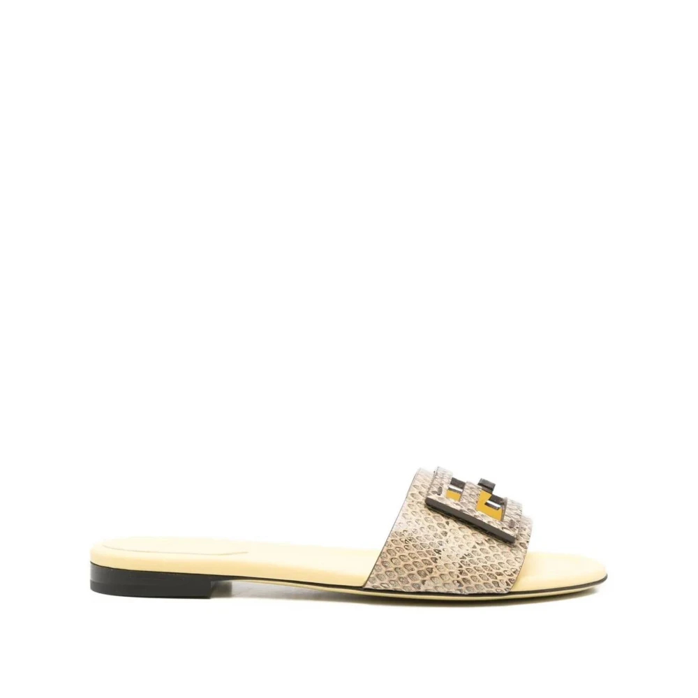 Fendi Damen Multicolor - Baguette Slides - Shoes - Mehrfarbig - 39 Eu