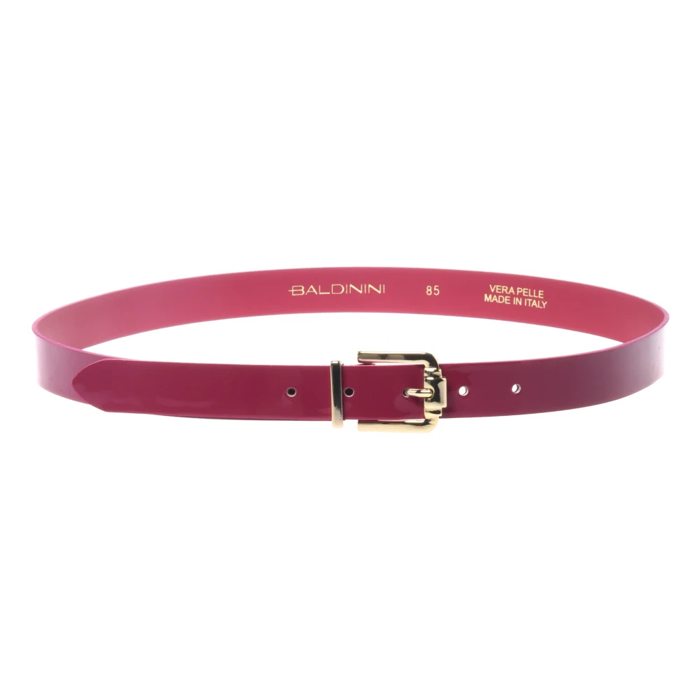 Baldinini Damen Rosa - Patent Gürtel - Accessories - 90 Cm