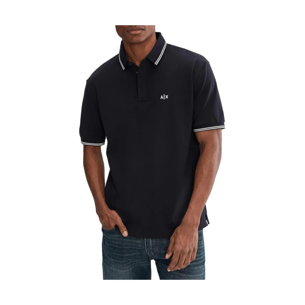 Armani Exchange Herren Blau - Polo Shirt - Tops - L