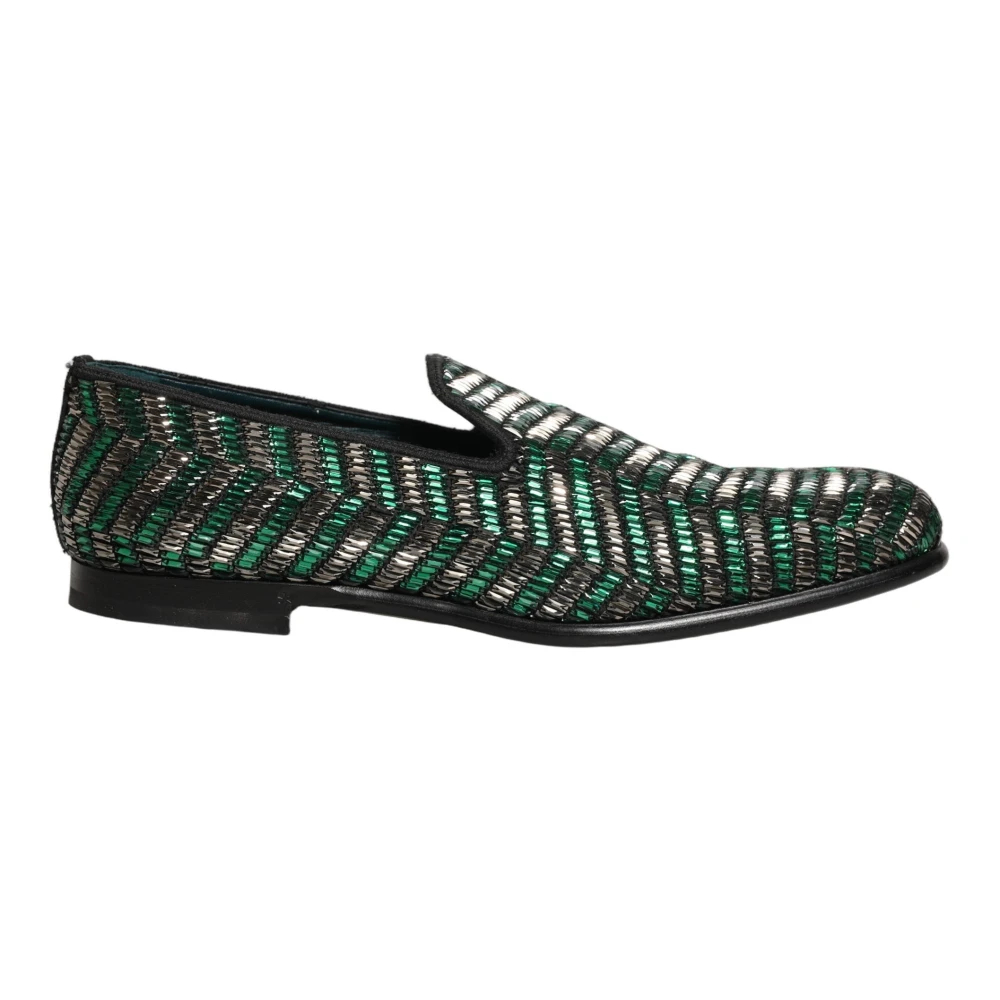 Dolce & Gabbana Herren Multicolor - Verzierte Slipper - Shoes - Mehrfarbig - 44 Eu