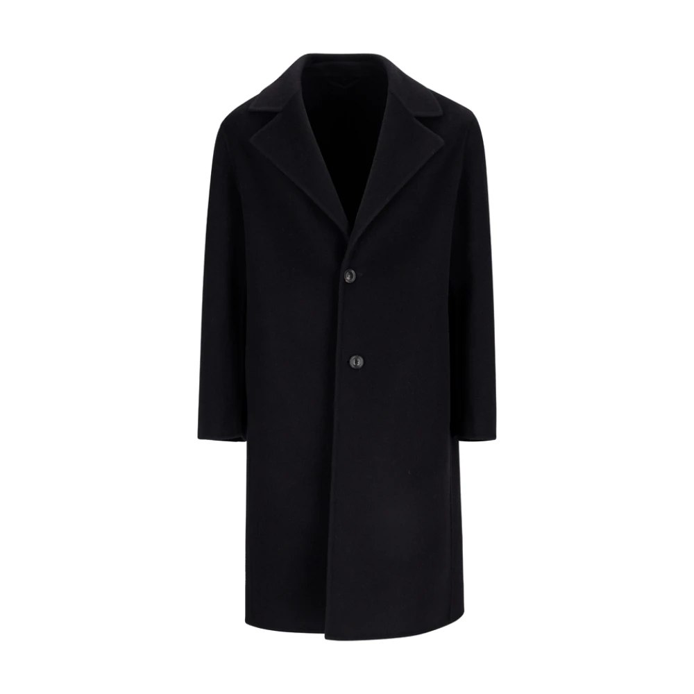 Lardini Herren Schwarz - Cappotto Monopetto - Coats - K -S