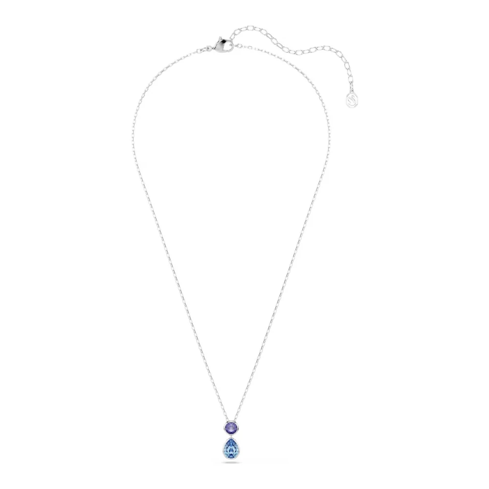 Swarovski Damen Blau - Chroma Pendant - Accessories - One Size