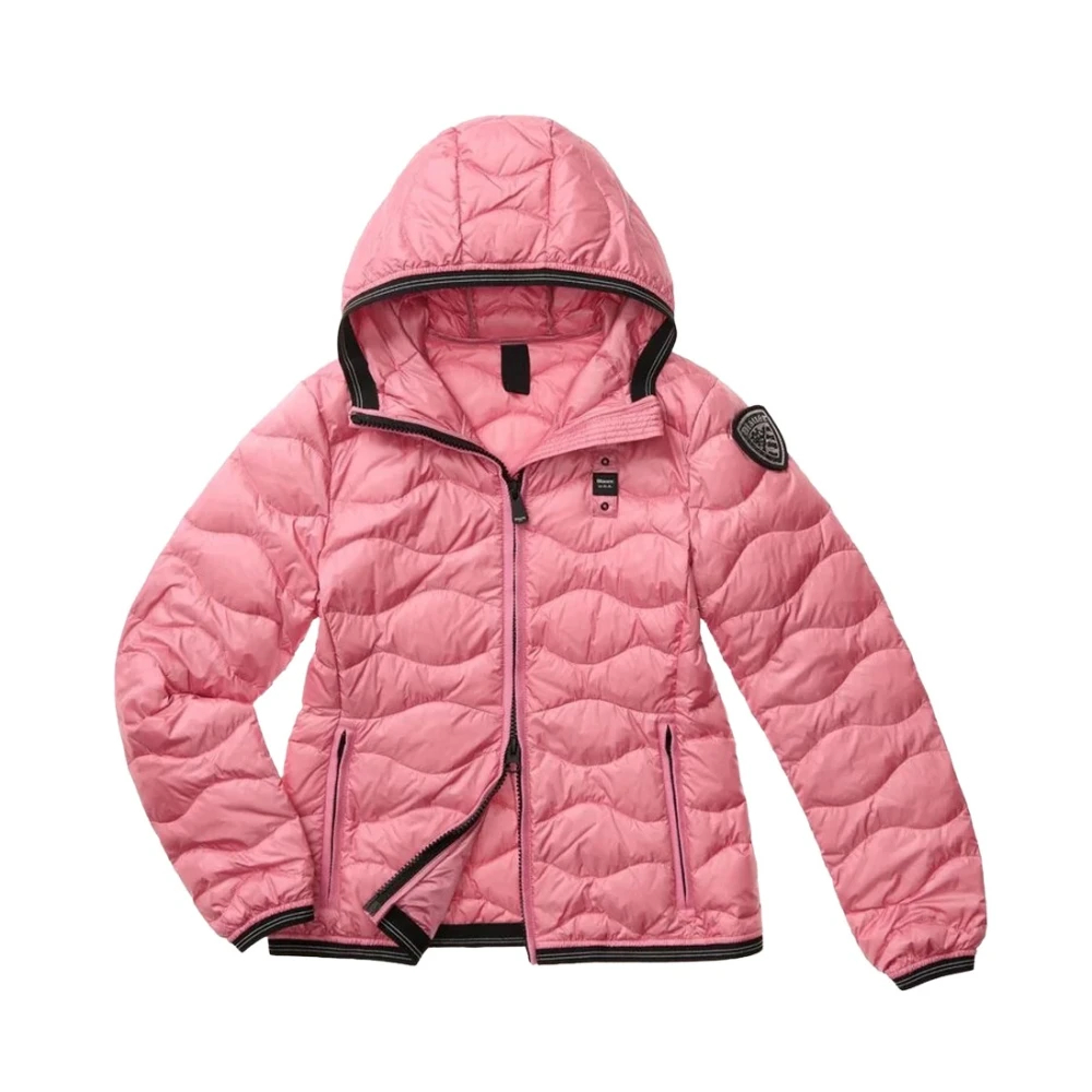 Blauer Damen Rosa - Camelia Daunenjacke - Jackets - L