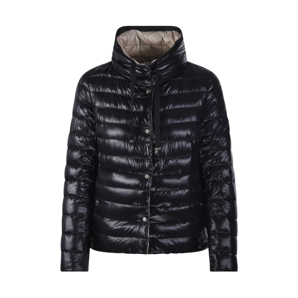Herno Damen Schwarz - Wende-Daunenjacke - Jackets - K - L