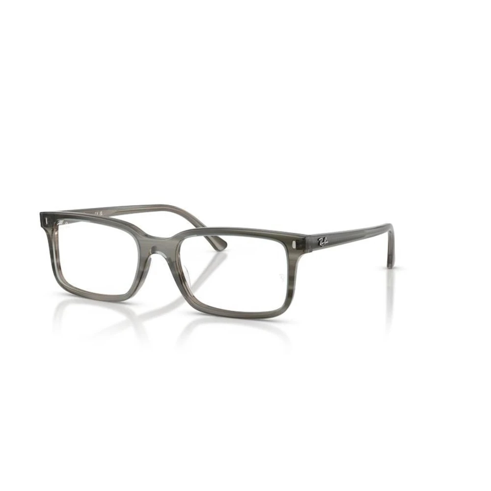 Ray-Ban Grau Gestreift Fassung Klar Glas Polarisiert 54-19, RB5445 - Bild 10