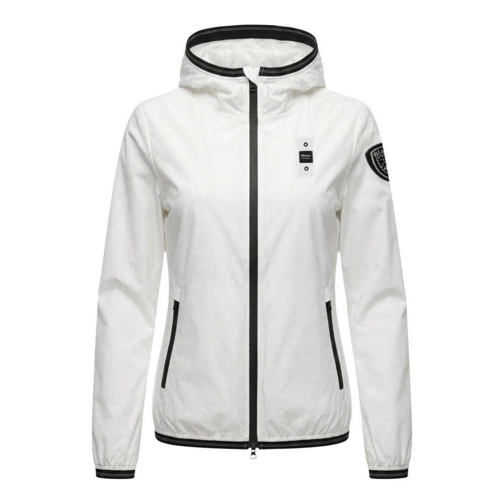 Blauer Damen Weiß - Down Jackets - Jackets - L