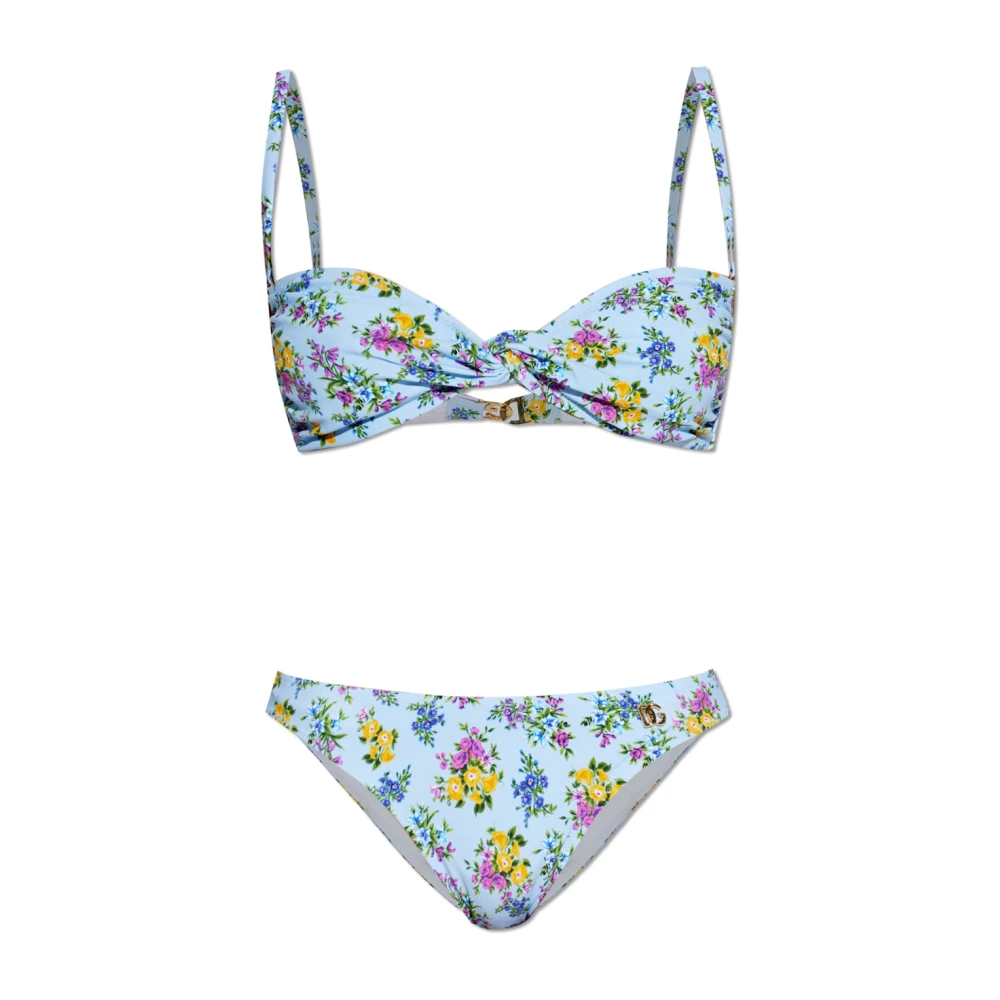 Dolce & Gabbana Damen Blau - Zweiteiliger Badeanzug - Swimwear - S
