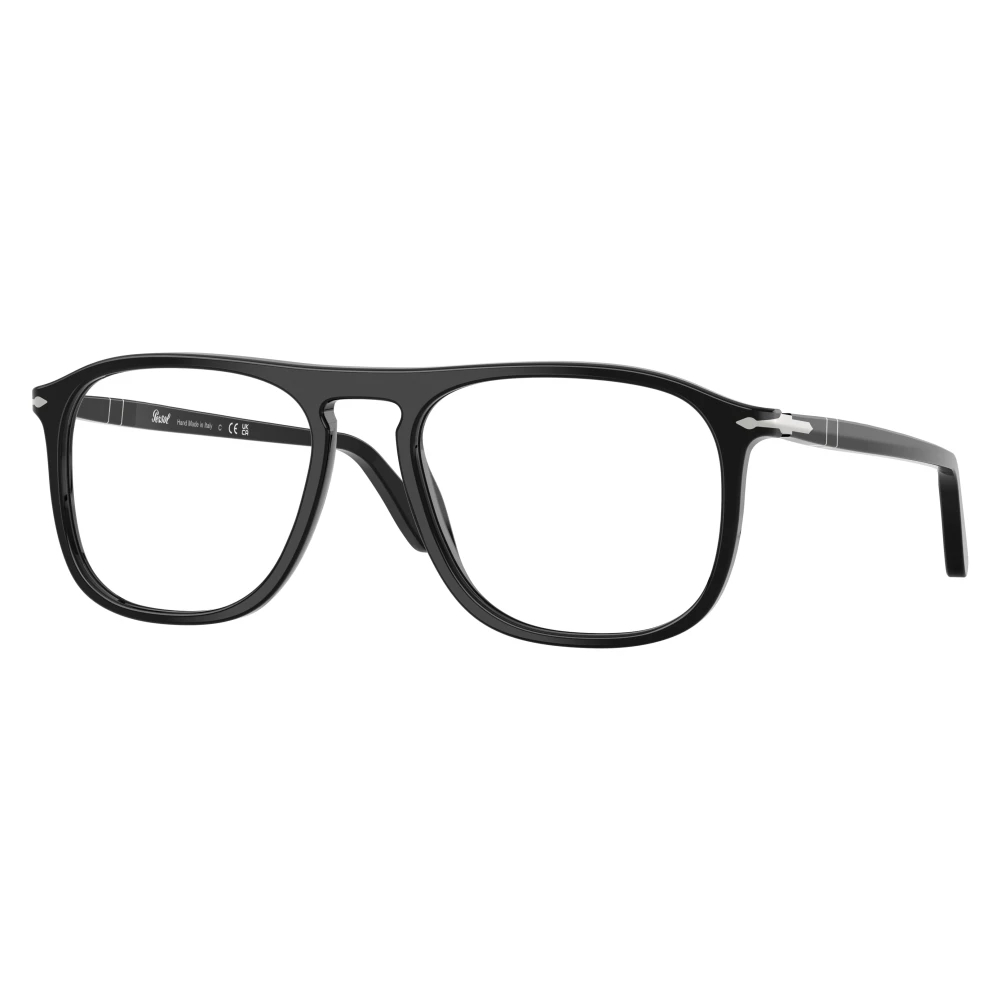Persol Unisex Schwarz Po3392v 95 Optische Fassungen Acetat Transparent Quadratisch Normal - Bild 5