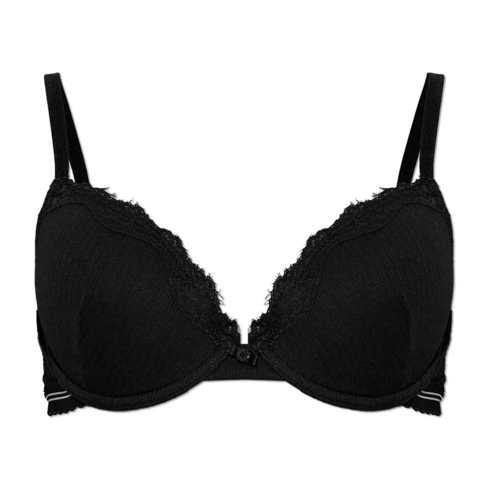 Emporio Armani Damen Schwarz - Spitzen-Bh - Underwear - K - 75B Eu