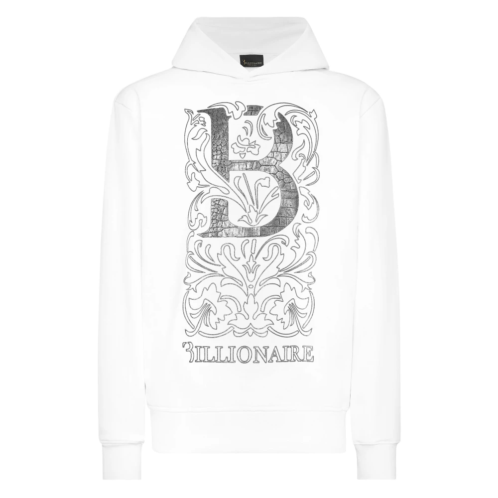 Billionaire Herren Weiß - Hoodie Sweatshirt - Sweatshirts & Hoodies - L