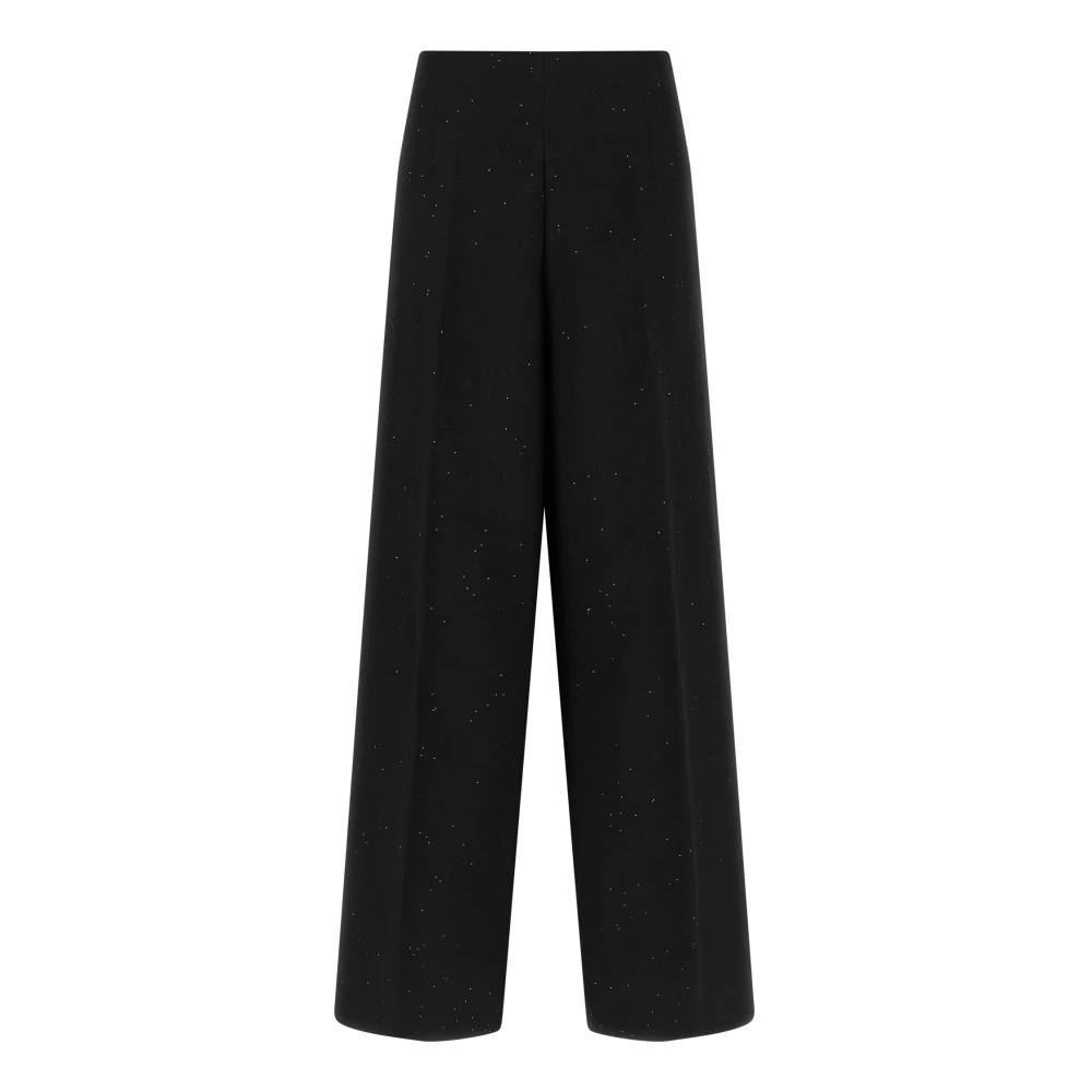 Herno Damen Schwarz - Micro Paillettenhose - Trousers - K -Xs