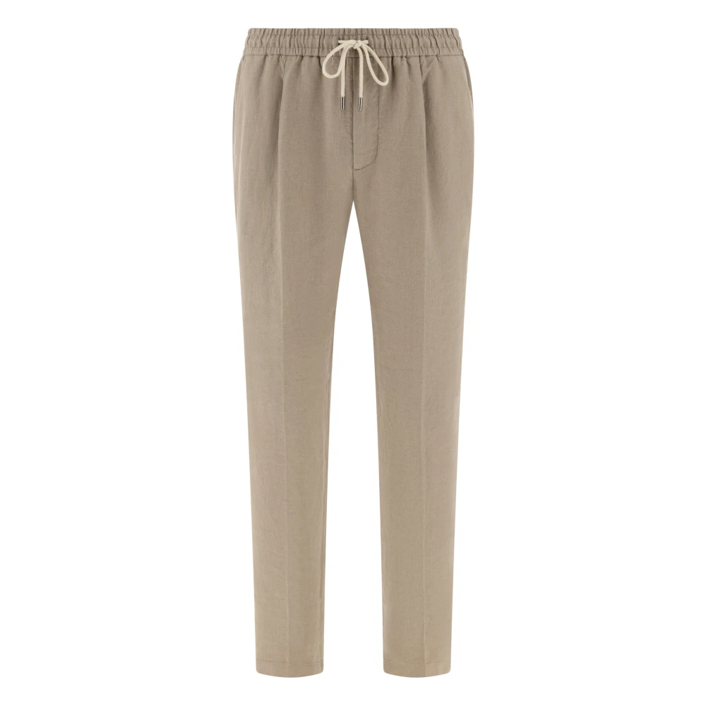 Boggi Milano Herren Beige - City Leinenhose - Trousers - Xs