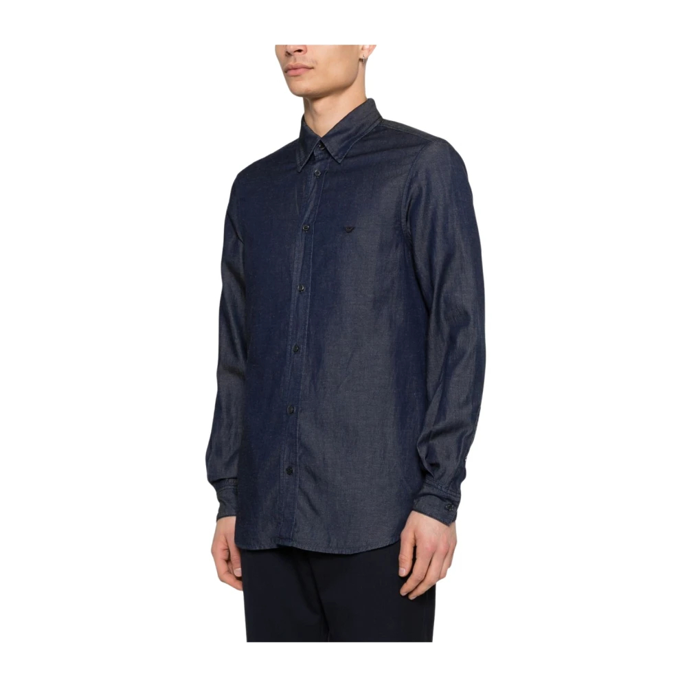 Emporio Armani Herren Blau - Casual Shirts - Shirts - S