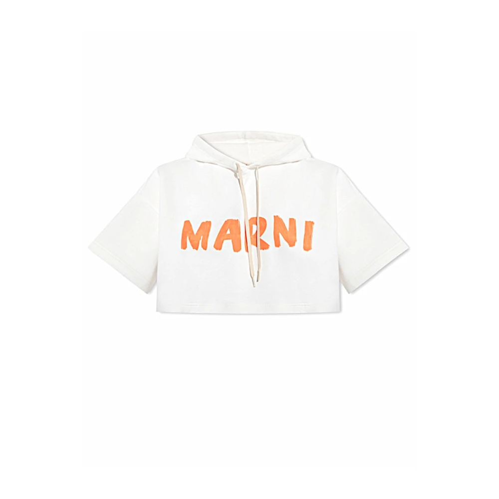 Marni Damen Weiß - Stylisches Sweatshirt - Sweatshirts & Hoodies - Xs