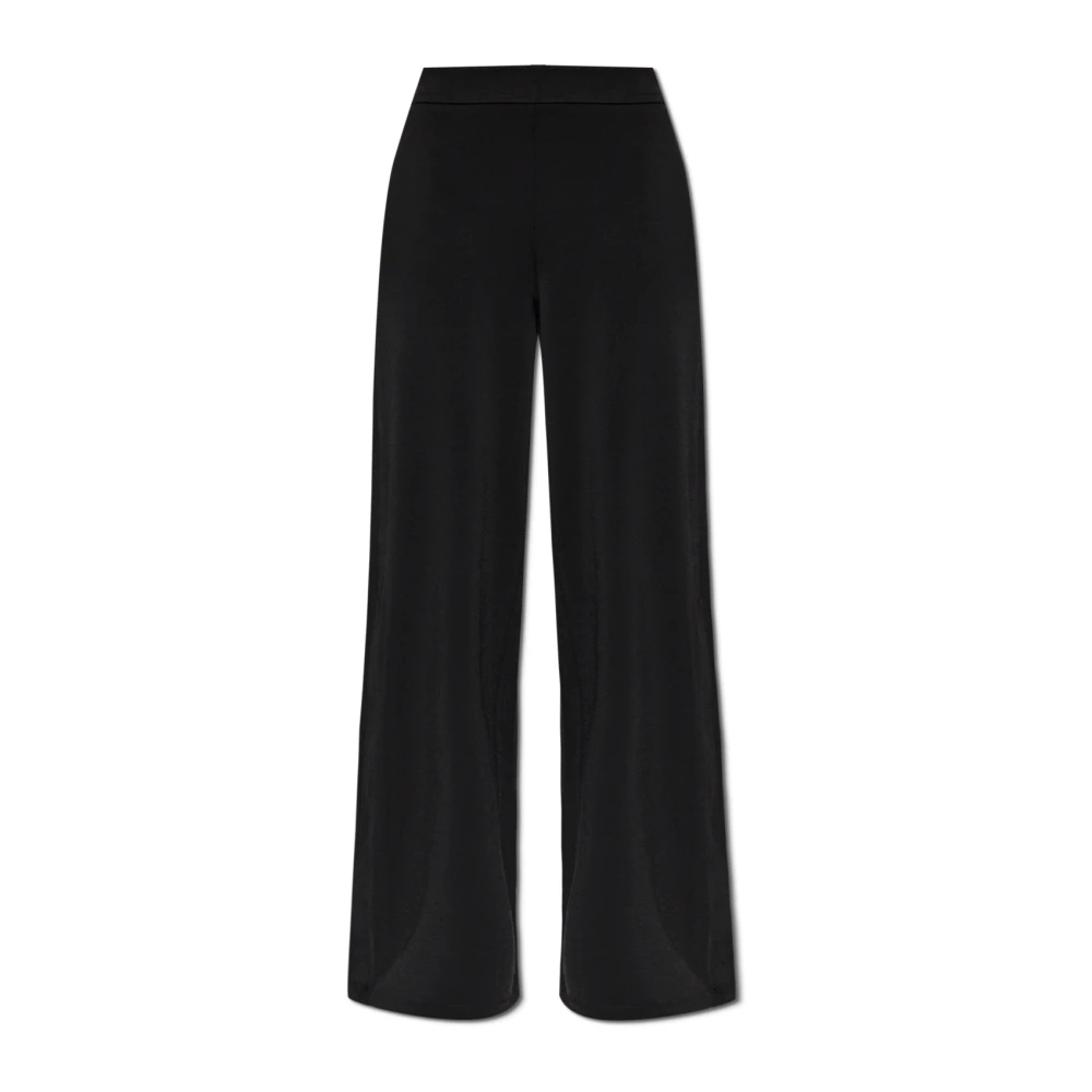 Emporio Armani - Weite Hose - Trousers - Damen - Schwarzk - M