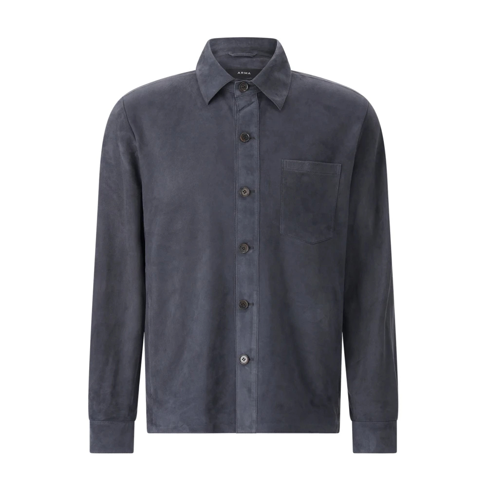 Arma Herren Schwarz - Dino Overshirt - Jackets - K - L