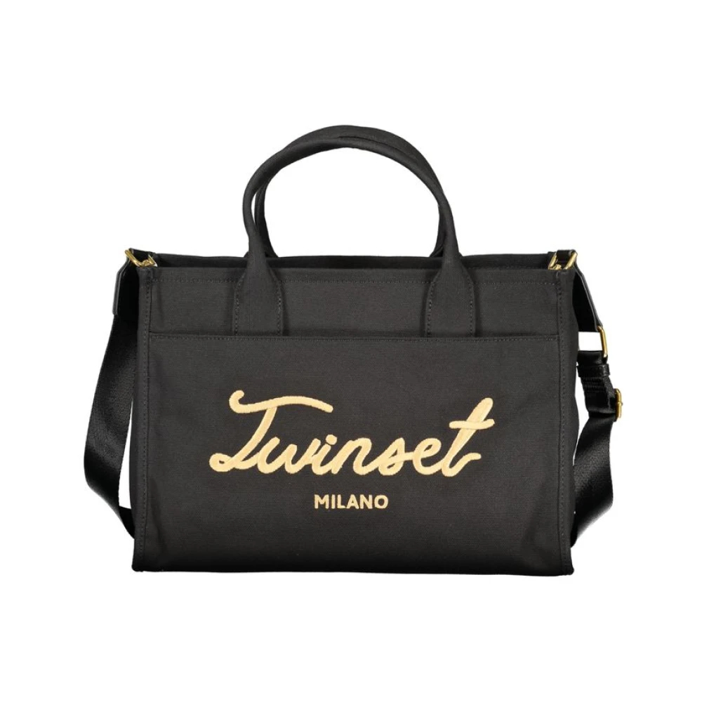Twinset Nero Baumwoll Damen Tasche Einheitsgröße - Bild 3
