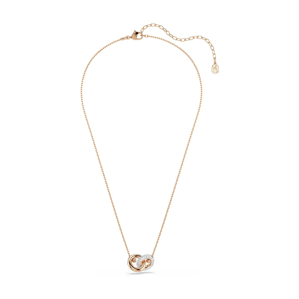 Swarovski Dextera Anhänger, Rundschliff, 18K Roségoldbeschichtet Weiß - Bild 4