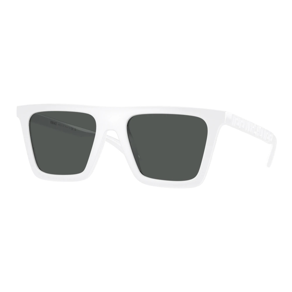 Versace - Stylische Sonnenbrille - Accessories -Herren -Weiß -54 Mm