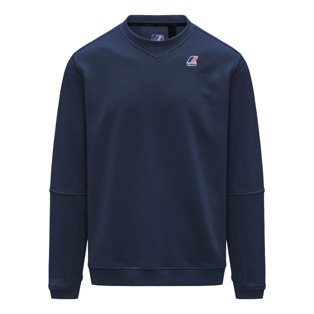 K-Way Herren Blau - Nael Sweatshirt - Sweatshirts & Hoodies - Xl