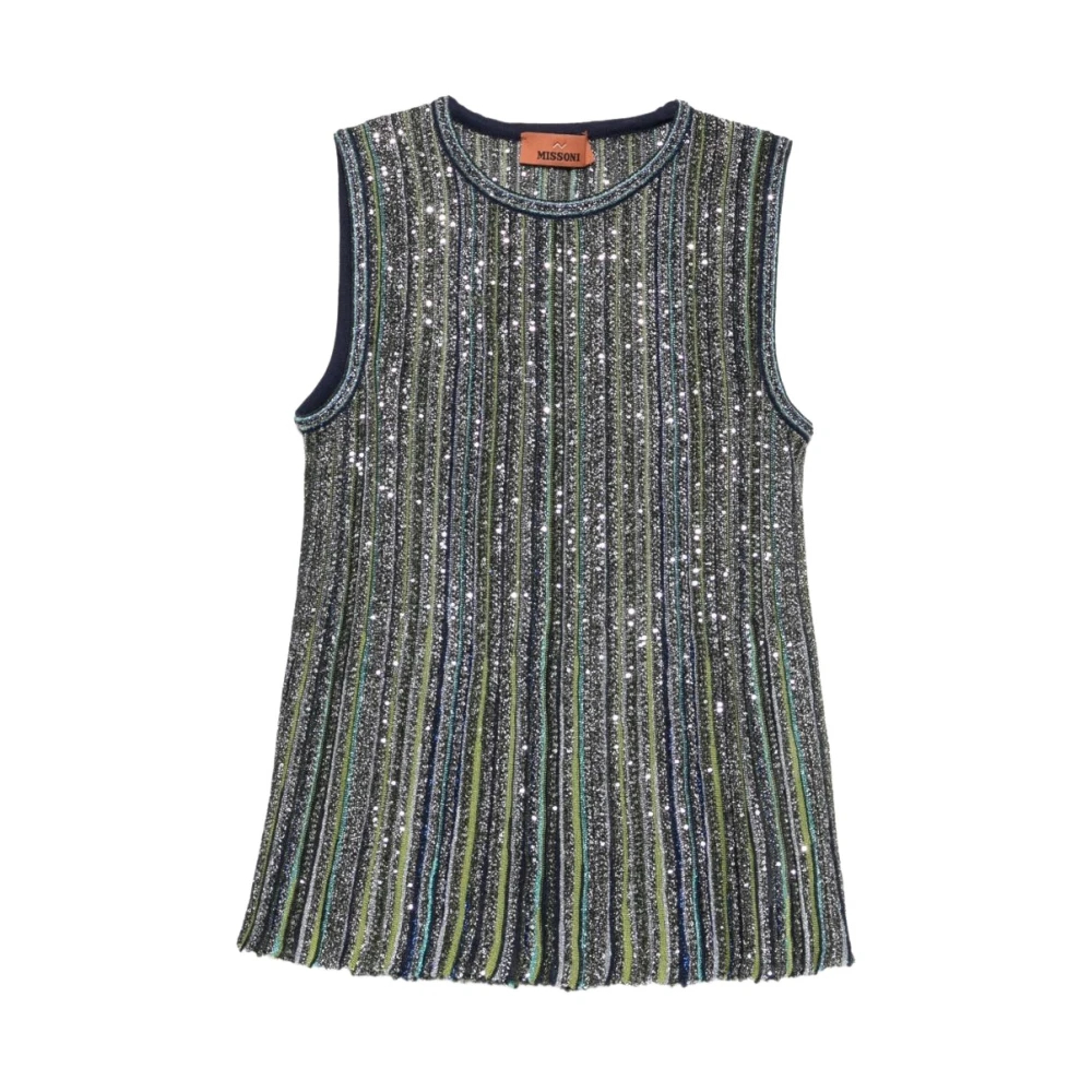 Missoni - Ärmelloses Oberteil - Tops - Damen - Grün - M