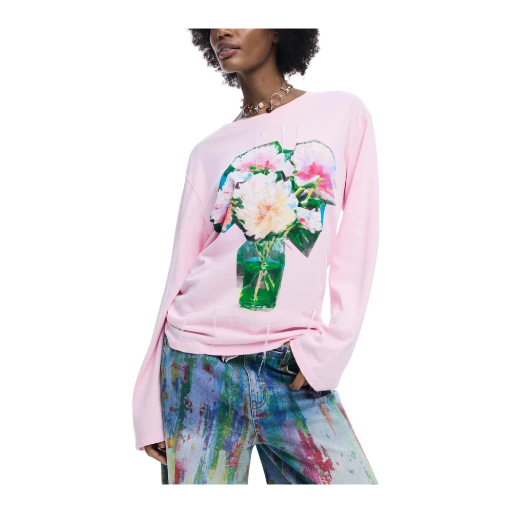 Desigual Damen Rosa - Casual Shirts - Tops - Xs