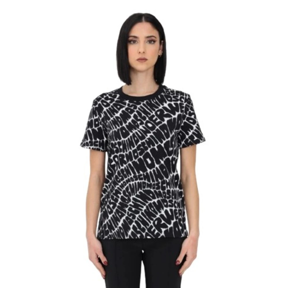 Moschino Damen Schwarz - T-Shirt - Tops - K - S
