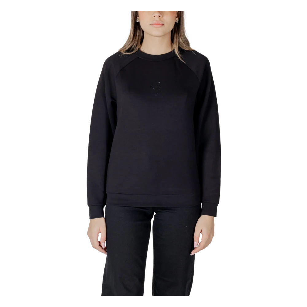 Armani Exchange Damen Schwarz - Uncovered Sweatshirt - Sweatshirts & Hoodies - K - S