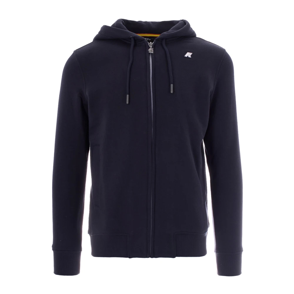 K-Way Herren Blau - Zip-Throughs - Sweatshirts & Hoodies - M