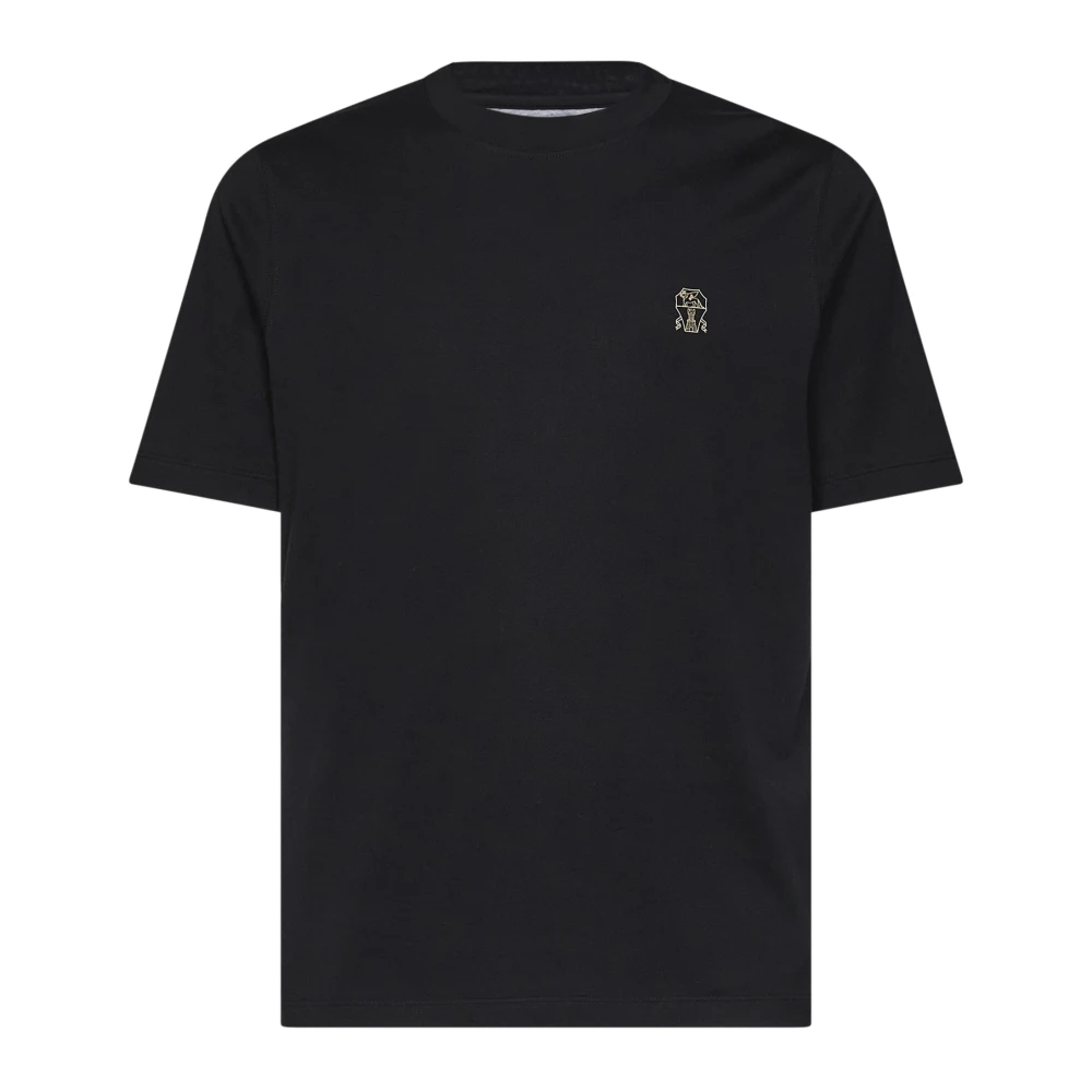 Brunello Cucinelli - T-Shirts - Tops - Herren - Schwarzk - S