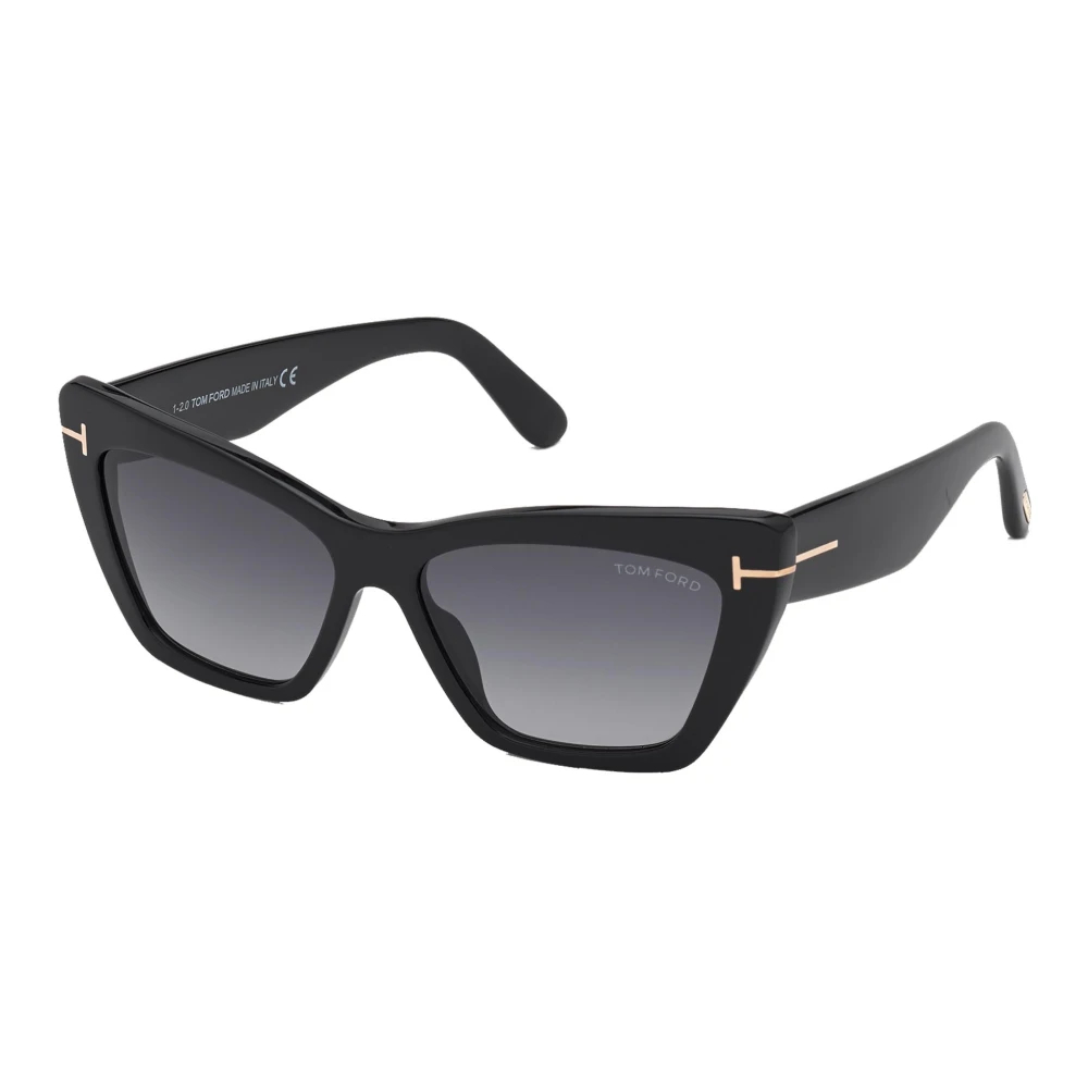 Tom Ford Damen Grau Verlaufstönung Frau Sunglass Ft0871 - Rahmenfarbe: Glänzendes Schwarz, Linsenfarbe: - Image 7