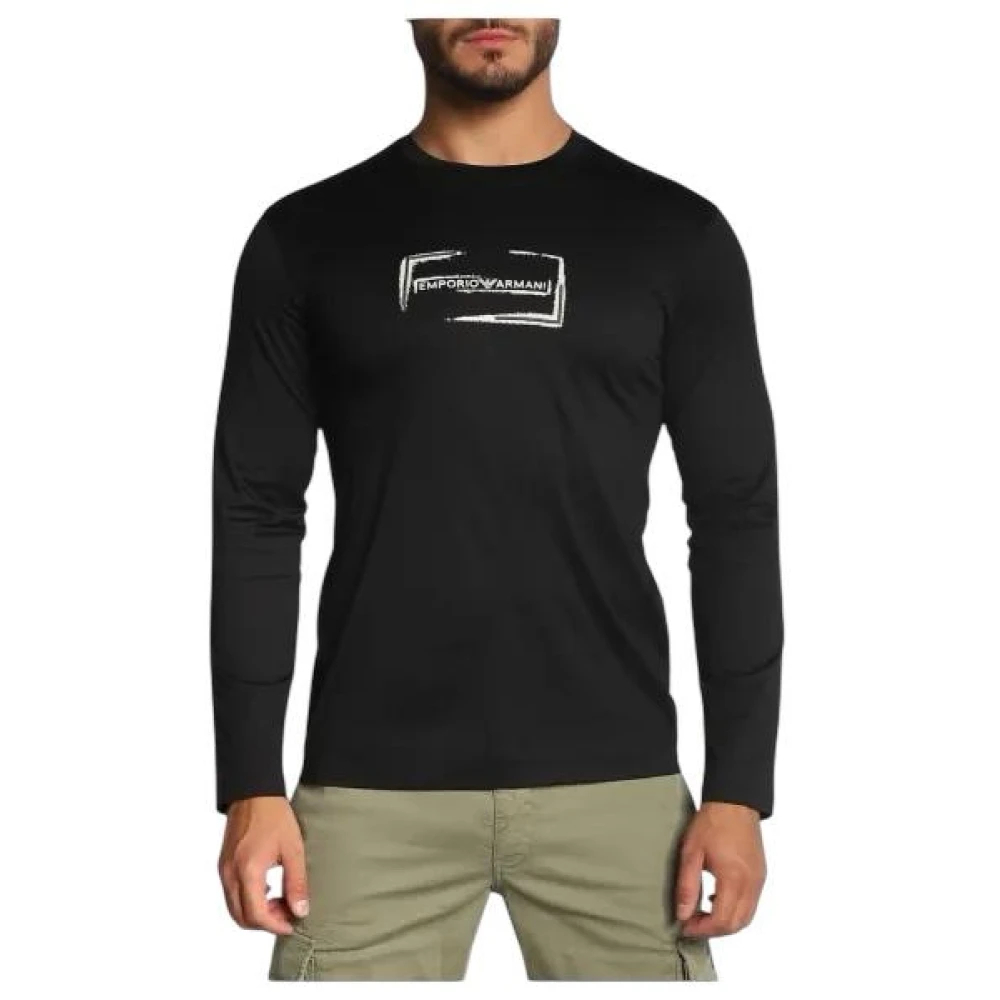 Emporio Armani Herren Schwarz - T-Shirt - Tops - K - S